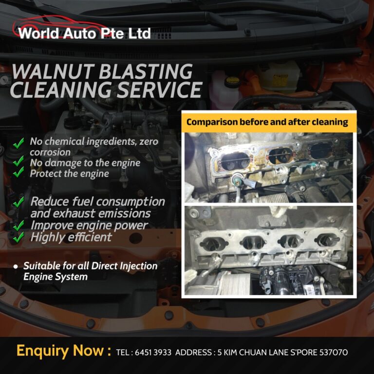 Walnut Blasting Cleaning Service World Auto Pte Ltd